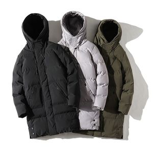 メンズジャケット高品質の空白のロングラインパフラインジャケットロングスリーブプラスサイズブラックコート8xl冬の厚い寒さ220930