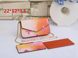 Woman Bag 3pcs تعيين حقائب مصممي Luxurys محفظة الموضة monograms