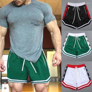 Shorts de shorts masculinos de verão respirável de verão, exercício de fitness seco de calça curta de calça curta solta treinamento de basquete