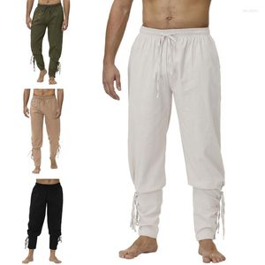 Calça masculina pirata para homens cavaleiros cosplay renaissance party medieval halloween party gótico traje calças masculinas roupas sólidas