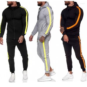 Мужские спортивные костюмы Amazon W Весна и осенний мужской спортивный костюм Casual Suit Sweater M-3XL