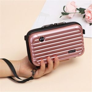 الأكياس المسائية أزياء Women Bag Mini Crossbody 2022 Loxty Ladies PVC Messenger Travel Case Small Box Handbags Bolso Mujer