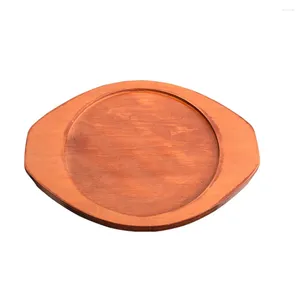 Bord Mattor Trivet Bowl Mat Casserole Stone Wood Wood Base Pot Korean Pad Dish Holder Heat Trivets Bibimbap Dolsot Underliner Round