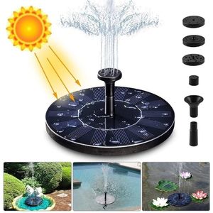 Decorazioni da giardino Mini fontana solare Piscina Stagno Acqua Decorazione Bagno per uccelli all'aperto Alimentato per 220930