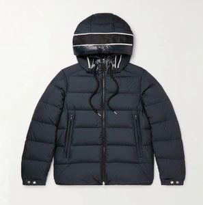 UOMINO BLACO Short Down Giacca Nylon Designer Coat Puffer Cappuccio staccabile Collare Warm Outwear