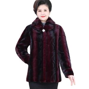 FUEX FULE NOVO Mãe de meia-idade Roupas de inverno Jaqueta de casaco de inverno Aquecimento mulheres soltas sobretudo casuais parkas casacos femininos sobretocas 5xl y2209