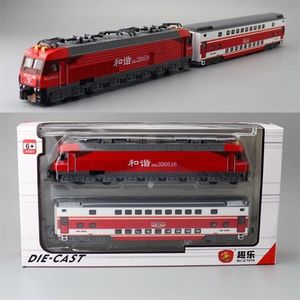 Diecast Model car 1 87 alloy pull back train model transport toys children's gift in original packaging simulation sound and light wholesale 220930