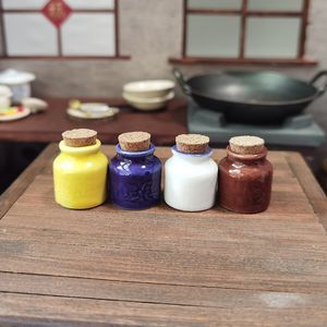 Ultime ceramiche colorate per fumatori Mini tappo in sughero in legno Dry Herb Tabacco Spice Stash Custodia per bottiglie Snuff Snorter Sniffer Pocket Jars Pill Tank DHL