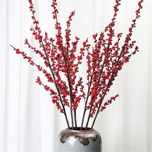 Decoração de festa Plantas de frutas artificiais para casamentos Mini frutas falsas Berries Ano Chrismas DIY Acessórios