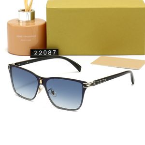 Óculos de sol de grife para homens e mulheres, óculos retrô, ao ar livre, armação de PC, moda clássica, senhora, óculos de sol, espelhos, 6 cores, com caixa, bur22087