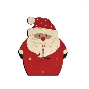 Orologi da parete Orologio decorativo natalizio Cartone animato Camera da letto per bambini Orologio stampato per soggiorno Decorazioni per l'anno di Natale