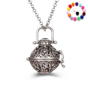 Aromatherapy Essential Oil Diffuser Necklace Locket Pendant Necklaces Fashion Jewelry Gifts