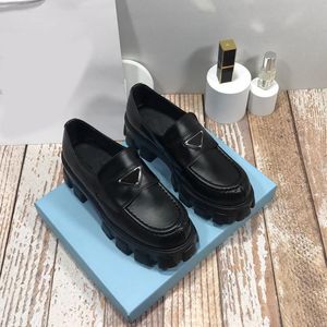 Women Loafers Shoes High Heels Shoes Sneakers Black Punk Goth Designer Round Toe Street Style Chunky Heel