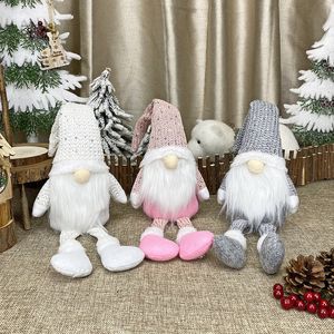 Christmas Decorations No-Face Gnome Pedants Decorative Doll 18.3x6.3inch Faceless Old Man Doll Window Display 46.5x16cm A12