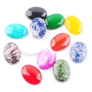 Loose Gemstones 22X30X8Mm Natural Gemstone Oval Accessories For Men Women Jewelri Make Bead Cabochon Cab No Hole Drop Deliver Lulubaby Dhwyk