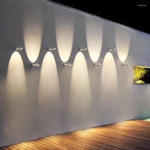 Nordic LED Wall Lamp Bedroom Bedside Sconce Modern Simple Stairs Lighting Light For Home Yard Balcony Terrace Porch