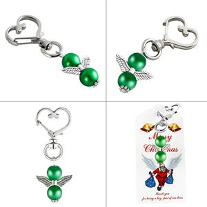 Toptan Etkinlik Parti Partisi Dekorasyon Malzemeleri Bebek Duş Favors Melek Keychains Favor Organza Çantaları Konuk Dönüş Hediyesi Gelin Düğün Vaftiz Doğum Günü KD1