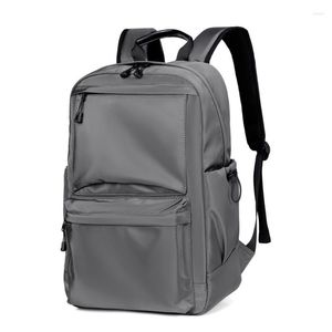 Mochila de alta calidad pliegues oxford universitarios estudiantes de negocios para laptop bolsas escolares al aire libre mochila de viajes masculinos casuales mochila