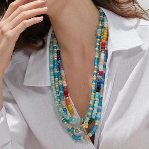 Anhänger-Halsketten, Vintage-Perlen-Halskette für Frauen, Seilketten, Boho-Geschenk, Freundin, Mexiko, Kolumbien, lange Artikel