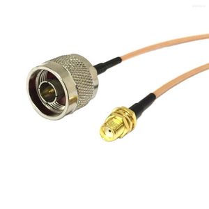 Belysningstillbehör 1 st SMA Kvinnuttag till N Male Plug RG316 Coaxial Cable Pigtail 15cm 6 