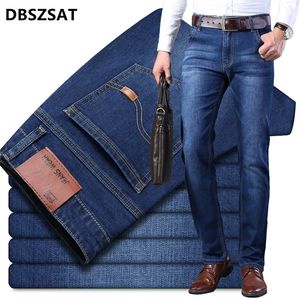 Men's Jeans Men winter Classic Vintage Straight Loose Casual Denim Trousers Business Work Comfortable Oversized Pant 220930