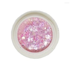 Glitter per unghie 1 scatola Sirena Opale Polvere Aurora Shimmer Paillettes Specchio Scaglie Manicure Gel UV Smalto Decorazione artistica