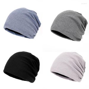 Bandanas Solid Spring Polyster Men/Women Unisex Beanies Caps Casual Hats de Gorro para Mulheres Capolinhas Tapa fina