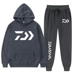 Męskie bluzy z kapturem z kapturem pullover drespants sportowy garnitur zwykły jogger sportowy 2 -częściowy męski polar