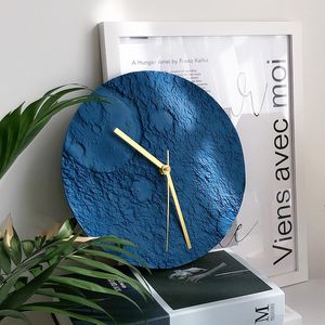 Wall Clocks Minimalist Luxury Clock Classic Gold Hands Personalised Creative Round Muur Decoratie Living Room Decor Zegar