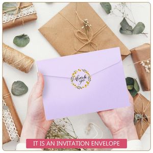 Gift Wrap 140Pcs Small Envelopes Multi-function Wedding Decorative Invitation