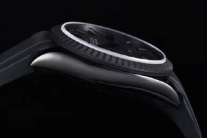 orologio da uomo in fibra di carbonio nero orologio da polso automatico dal design accattivante lunetta sub vetro zaffiro impermeabile abbigliamento sportivo leggero da corsa