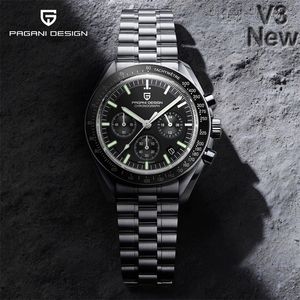 Orologi da polso Pagani Design Mens orologi Top Luxury Quartz Watch for Men Automatic Data Cronografo Chronograph Sapphire Mirror Owatch da polso 220929