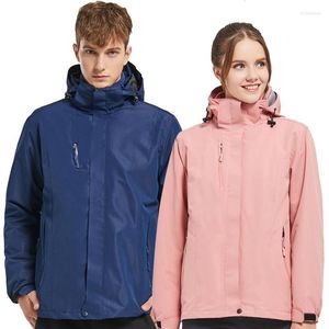 Skifahren Jacken Ski Anzug Outdoor Snowboard Jacke Unten Wandern Männer Frauen Casual Set Wasserdicht Atmungsaktiv Winter Mantel