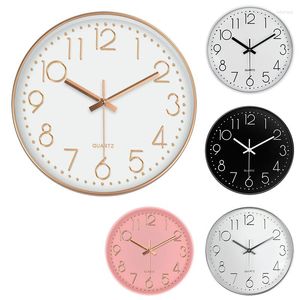 Zegary ścienne Nowoczesne zegar 10 cali cichy nie obcych dekoracyjnej baterii kwarc do domowego biura w salonie