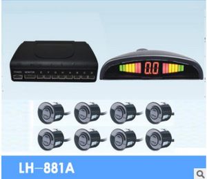 Câmeras de câmeras de vista traseira do carro Sensores de estacionamento por DHL ou FedEx 5set Sensor 8 Sistema de backup do sistema de backup REVERSO ALERTA DE ALERTA AUTO ALESCONENTAL