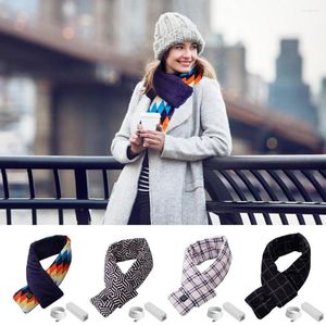 Bandanas Isıtma Eşarp Yıkanabilir Elektrikli Erkekler için Isıtmalı Kadınlar USB Şarj Edilebilir Boyun Sarısı Power Bank Yumuşak Sıcak Eşarplar