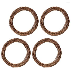 Decorative Flowers Xmas Rattan Wreath Holiday Vine Wreaths Natural Grapevine DIY Rattern Twig Garland