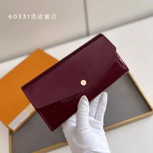 Leather Credit Holder High Wallet Cardholder Classic Fashion Women Luxurys designers Bussiness long wallet With box M60531