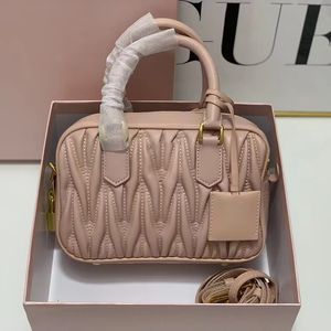 rosa sugao tote axelväskor handväska plånböcker kvinnor crossbody väska äkta fårläder mode lyx mini shoppingväska med låda youni-0808-210