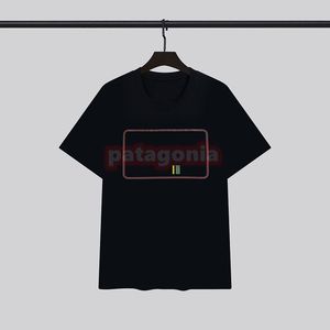 カップルファッションブランドTシャツデザイナーレディースロゴプリントティーメンズ半袖ブラックホワイトトップアジアサイズS-2xl