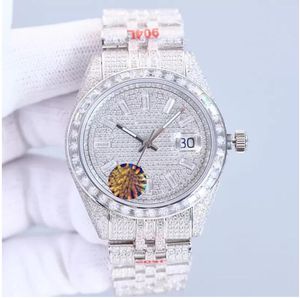 腕時計セットクラシックダイヤモンドメンズウォッチ自動機械式時計ステインルススチールストラップ41mm高解像度リアルショット防水Sapphirex90v