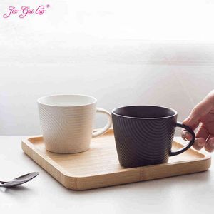 JIA GUI Luo Keramic 280ml Kaffeetassen Kaffee Tasse Keramikbecher Kaffee Japanische Streifenstil G009 T220810