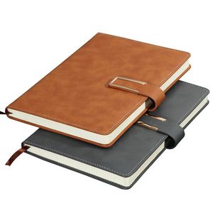 Journal Notebook A5 B5 PU Leather Cover Notepads with Magnetic Closure College Ruled Notebooks for Business School Students