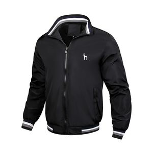 Wiosna jesie mska kurtka moda HAZZYS kurtka Stojak konierz dorywczo полиэстер cienka wiatrwka sport Zip Top rozmiar S-3XL