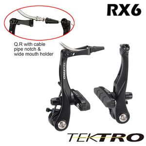 TEKTRO RX6 Bike Brake Clipers g Wheel Cyclocross V Brake Clamp Caliper Quick Release Mechanism Cable Guide Pipe Notch Holder275C