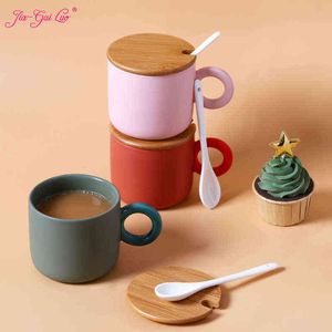 JIA-GUI LUO Tazze da caffè in ceramica 360ML tazze da caffè turche set in ceramica di porcellana Servizio da caffè G061 T220810