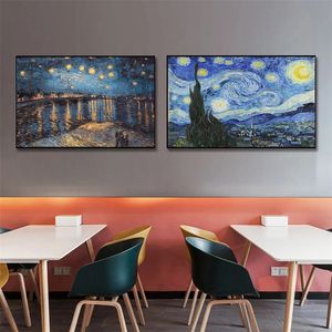 Abstrakte Malerei Öl auf Leinwand Wandkunst Van Gogh Sonnenblume Aprikose Leinwand Kunstdruck Poster Bild Wand Haus Dekoration