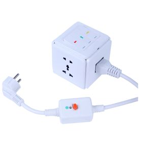 Mode bärbara World Universal Office Adapter Cube Plug Smart Socket