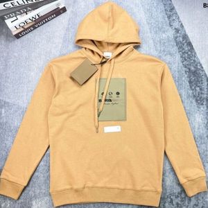 Projektanci z kapturem mężczyźni Burb Hoodie z kapturem Kurtka STOP Casual Hafted Blushirt Lter Loose Pullover S High Women Women Sweter Mens Bawełna