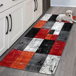 Kitchen Carpet Geometric Patterns Printed home Entrance Doormat Floor Mats Carpets for Living Room Bathroom Mat Rugs 220811